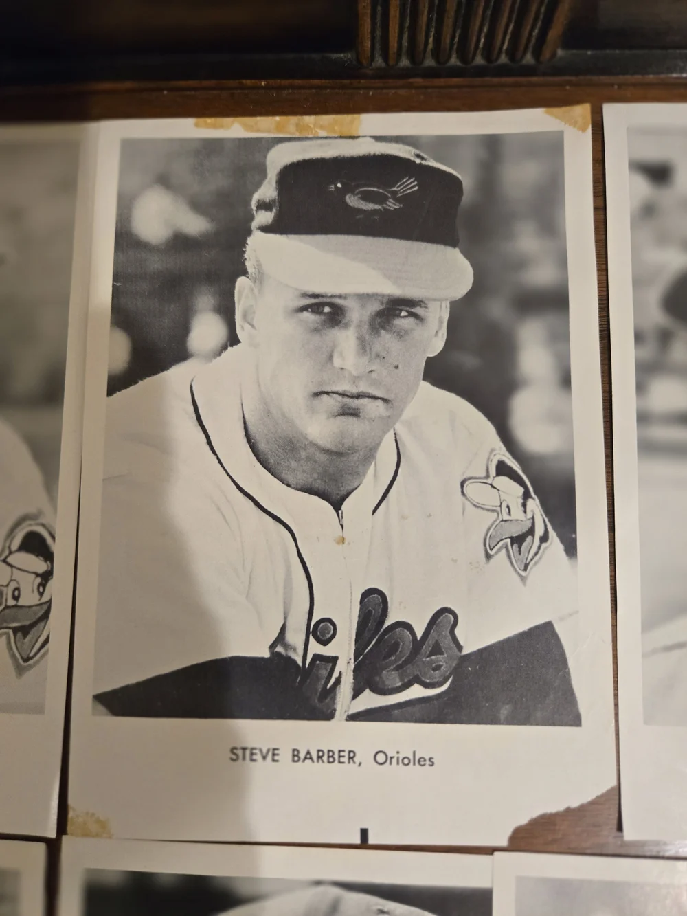 MLB Black and White Orioles Portrait Prints Set Early 60s Brooks Boog Aparicio